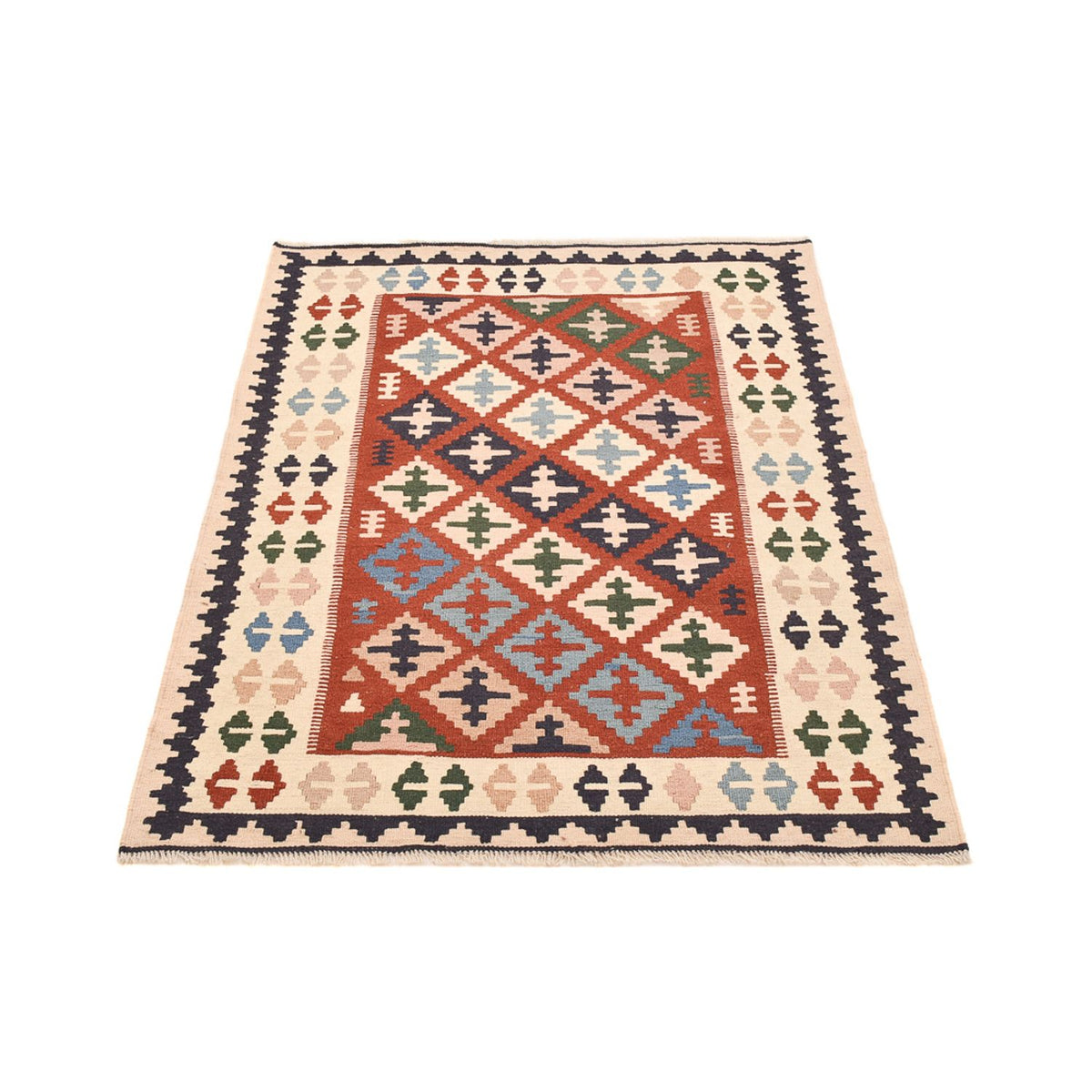 Kelim Rug - Oriental - 142 x 100 cm - multicolored