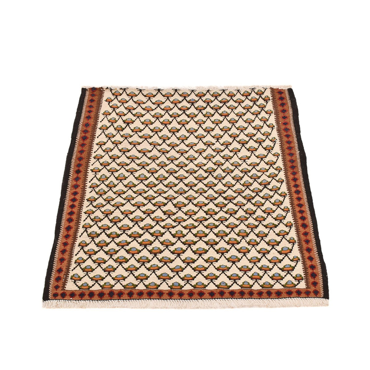 Kelim Rug - Oriental - 88 x 85 cm - cream
