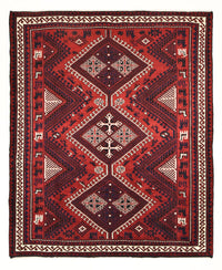 Perser Rug - Nomadic - 260 x 217 cm - bordeaux red
