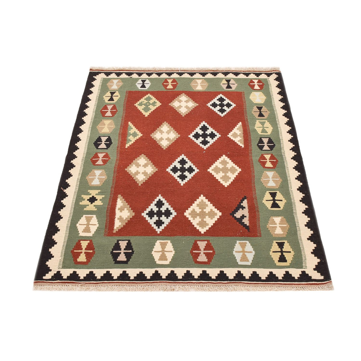 Kelim Rug - Oriental - 146 x 110 cm - multicolored