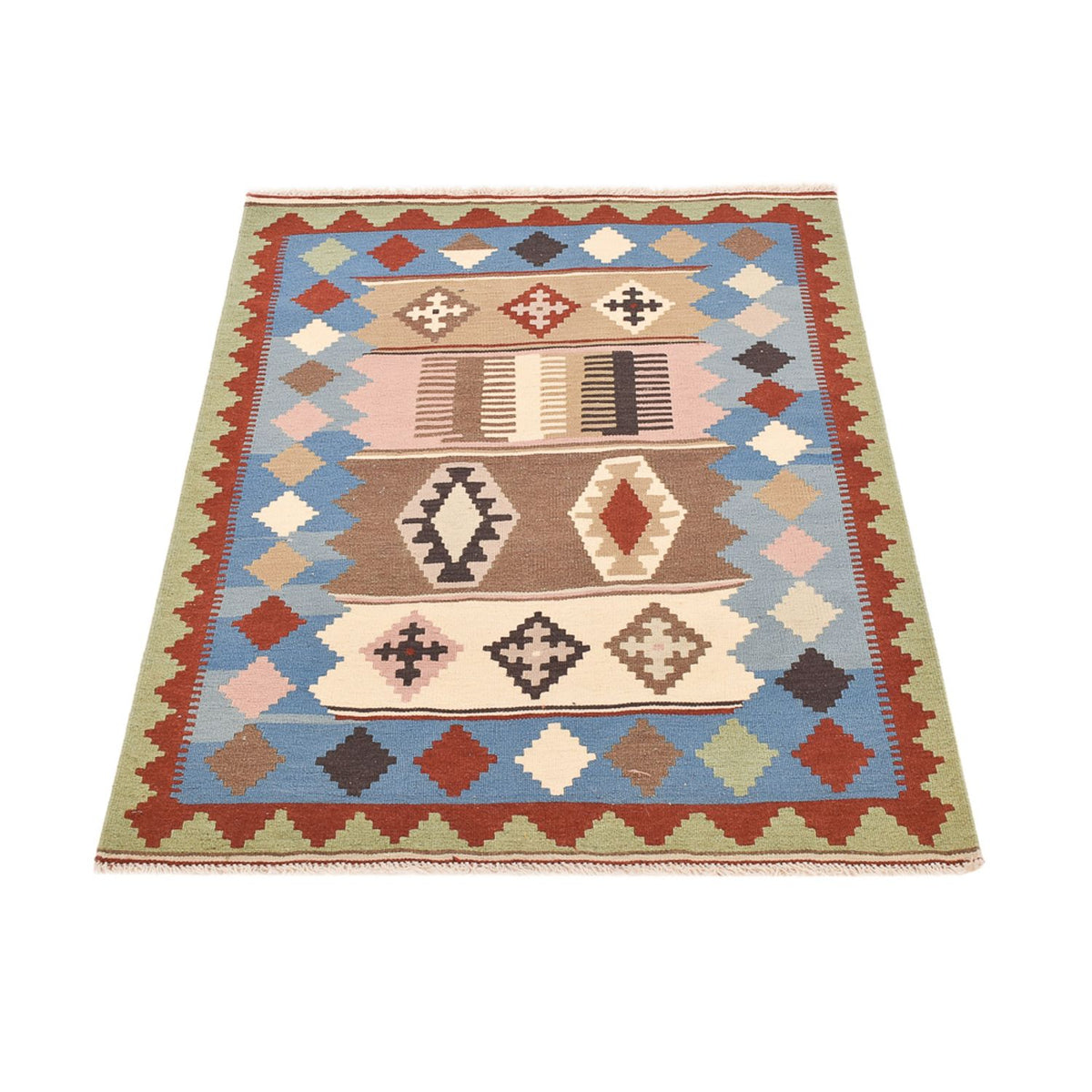Kelim Rug - Oriental - 144 x 102 cm - multicolored