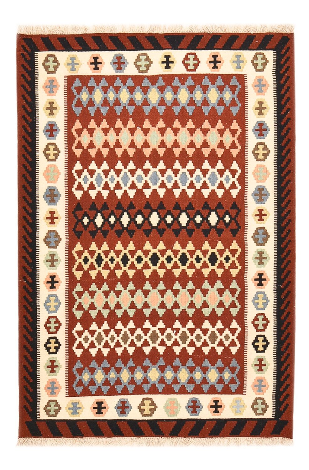 Kelim Rug - Oriental - 148 x 100 cm - multicolored