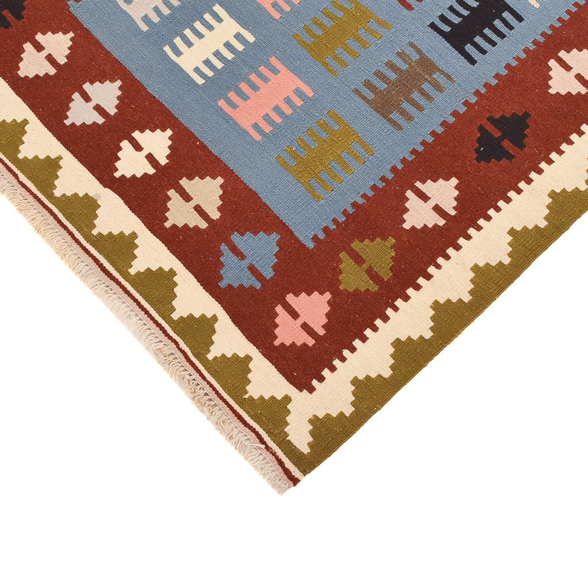 Kelim Rug - Oriental - 150 x 98 cm - multicolored