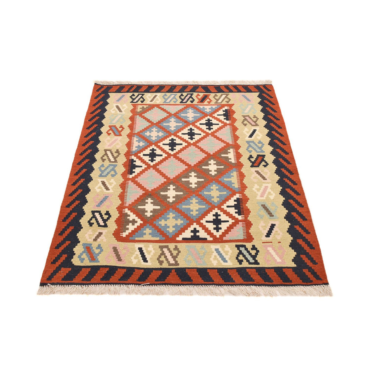 Kelim Rug - Oriental - 140 x 104 cm - multicolored