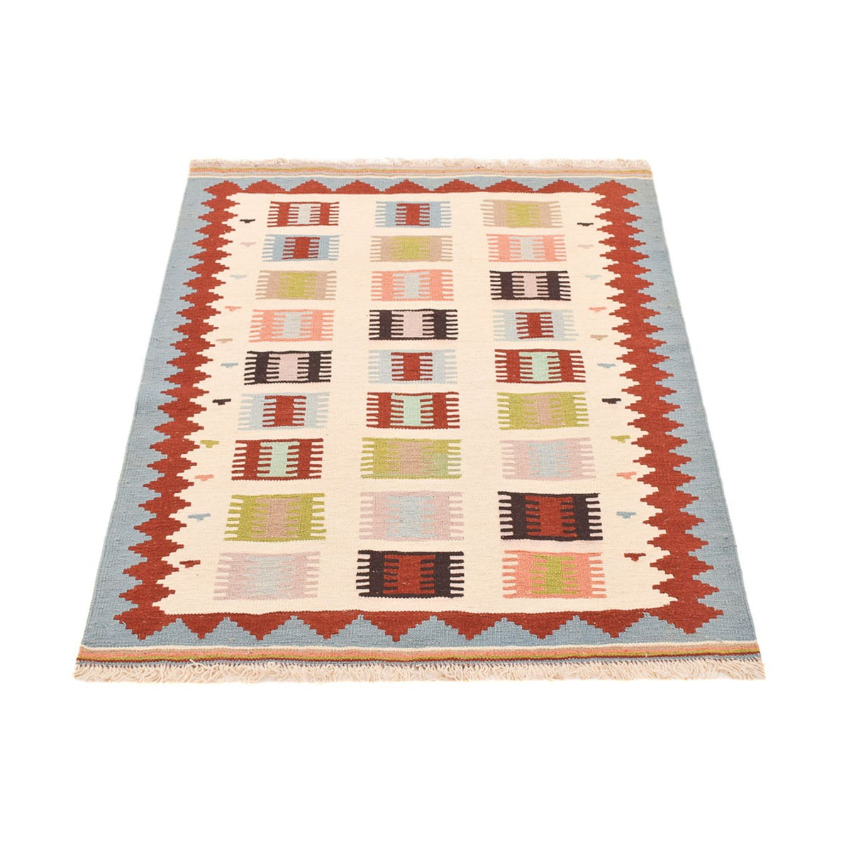 Kelim Rug - Oriental - 140 x 97 cm - multicolored