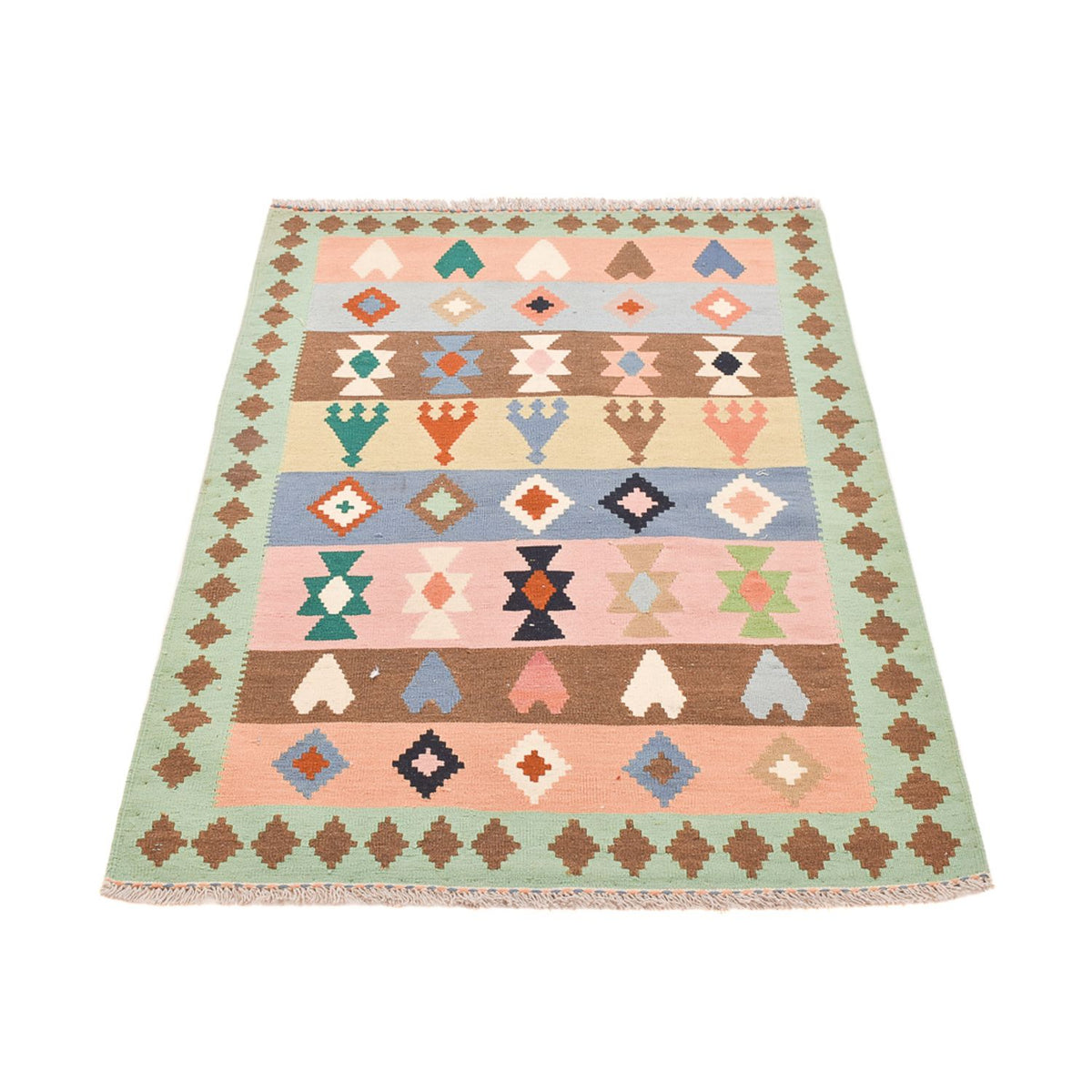Kelim Rug - Oriental - 156 x 109 cm - multicolored
