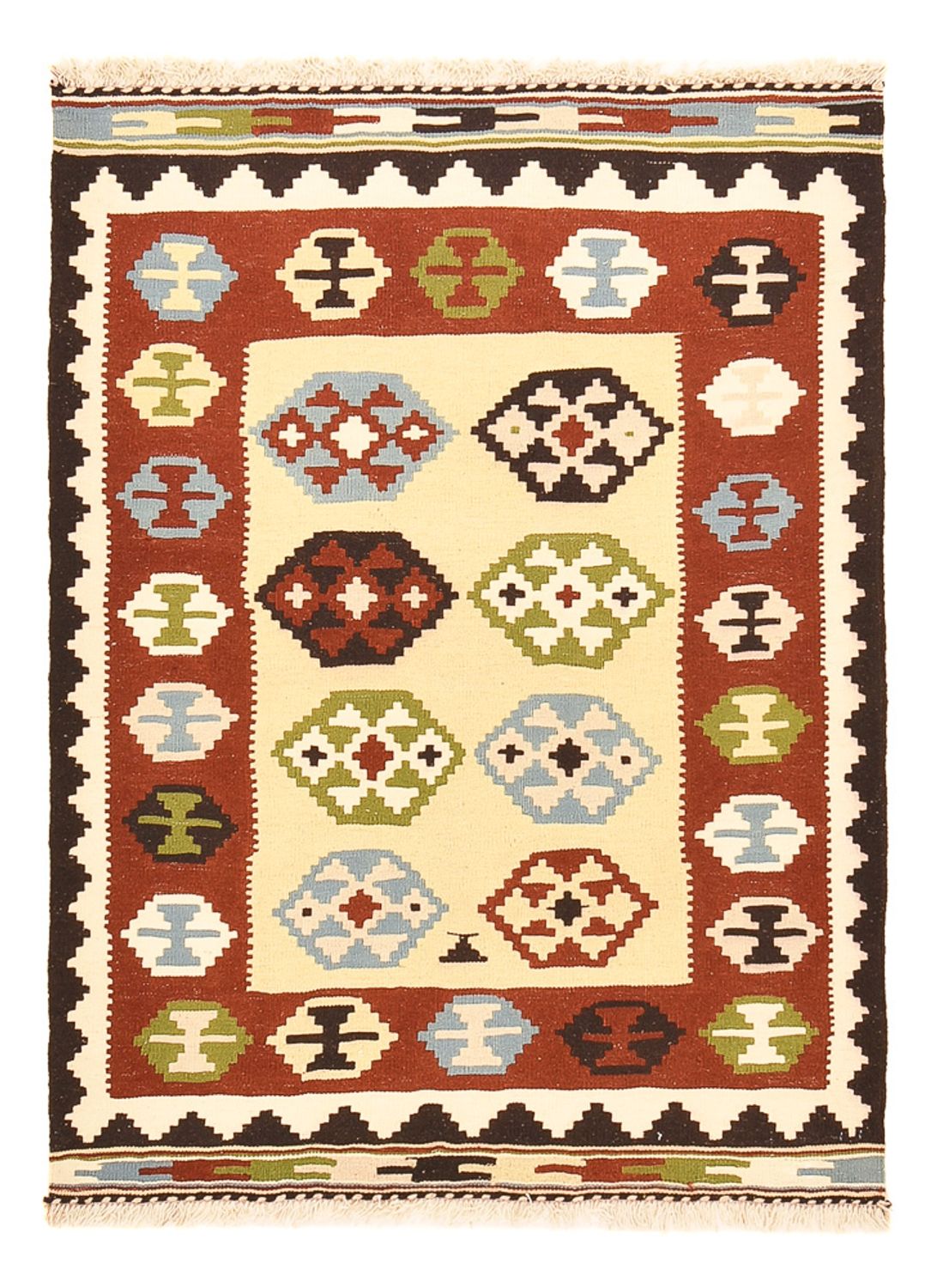 Kelim Rug - Oriental - 143 x 102 cm - multicolored