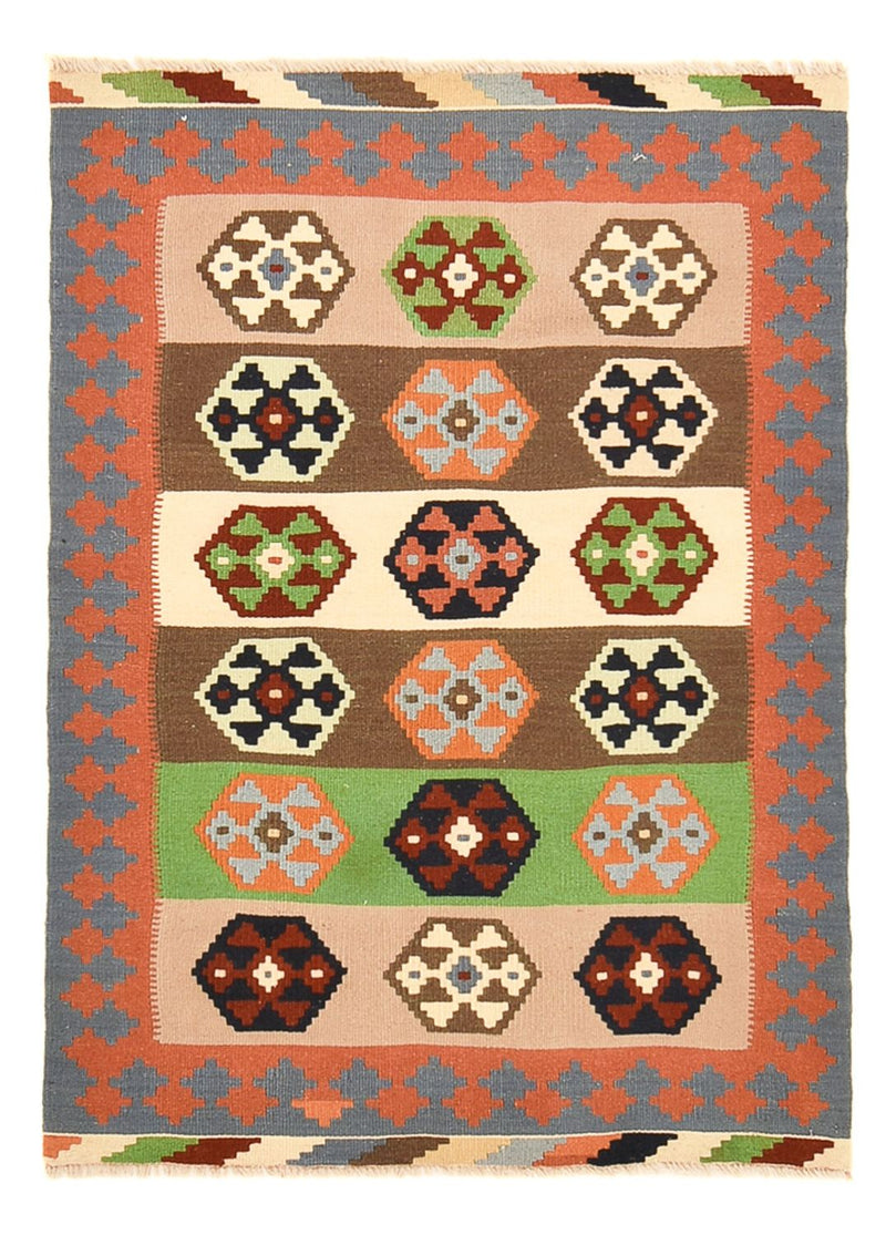 Kelim Rug - Oriental - 137 x 100 cm - multicolored