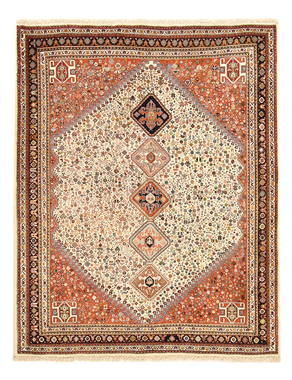 Gabbeh Rug - Kashkuli Perser - 222 x 174 cm - sand