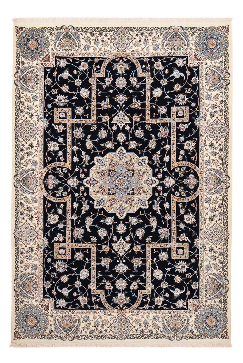 Perser Rug - Nain - Premium - 308 x 207 cm - dark blue