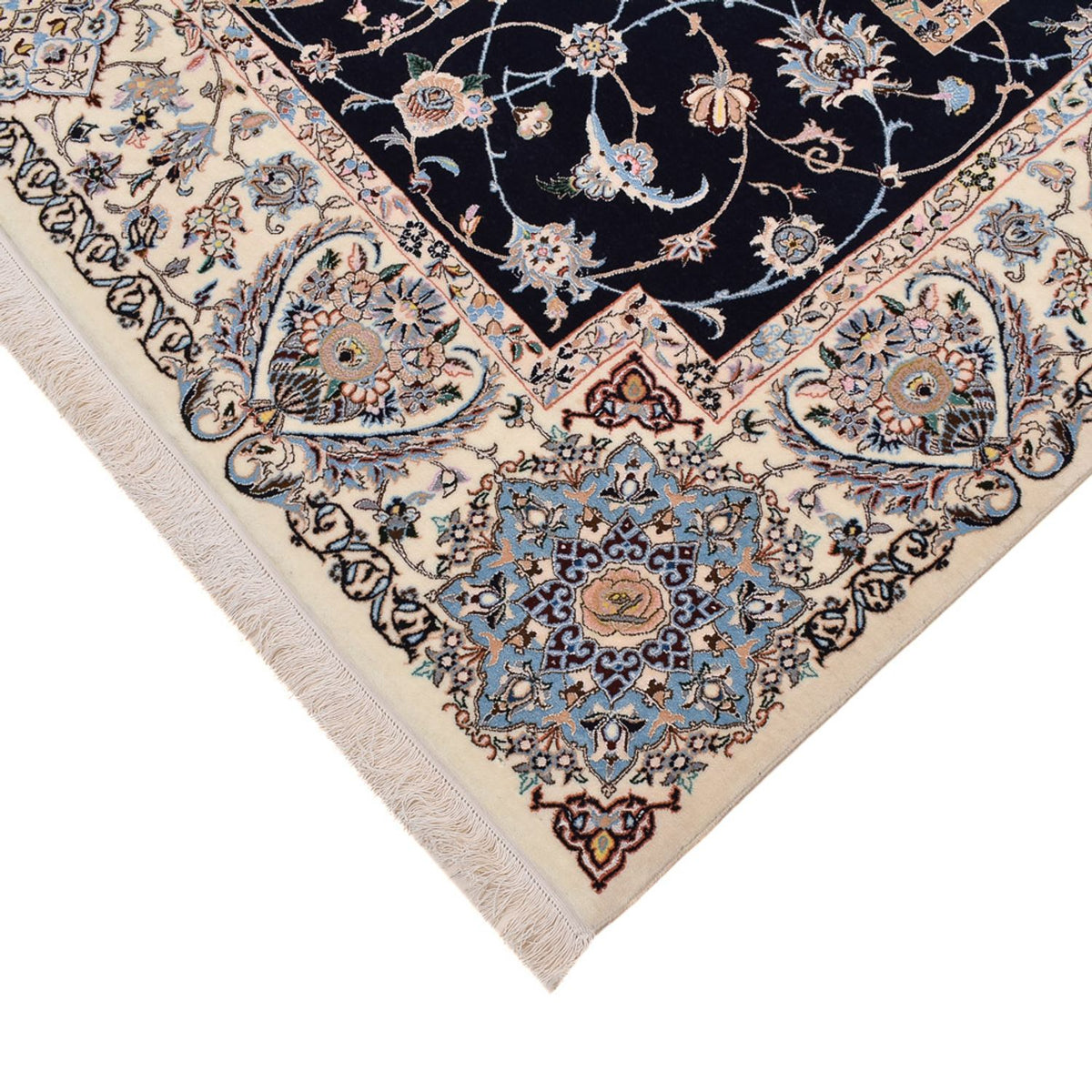 Perser Rug - Nain - Premium - 308 x 207 cm - dark blue