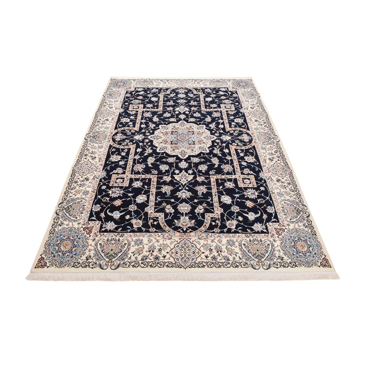 Perser Rug - Nain - Premium - 308 x 207 cm - dark blue