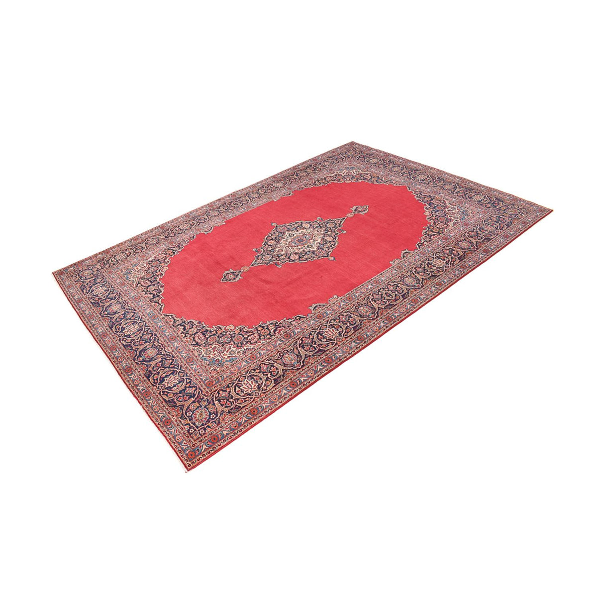 Perser Rug - Keshan - 377 x 252 cm - red
