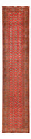 Runner Turkaman Rug - 369 x 86 cm - red