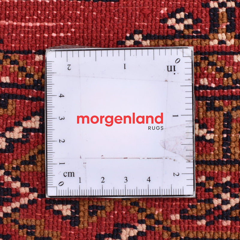 Runner Turkaman Rug - 369 x 86 cm - red