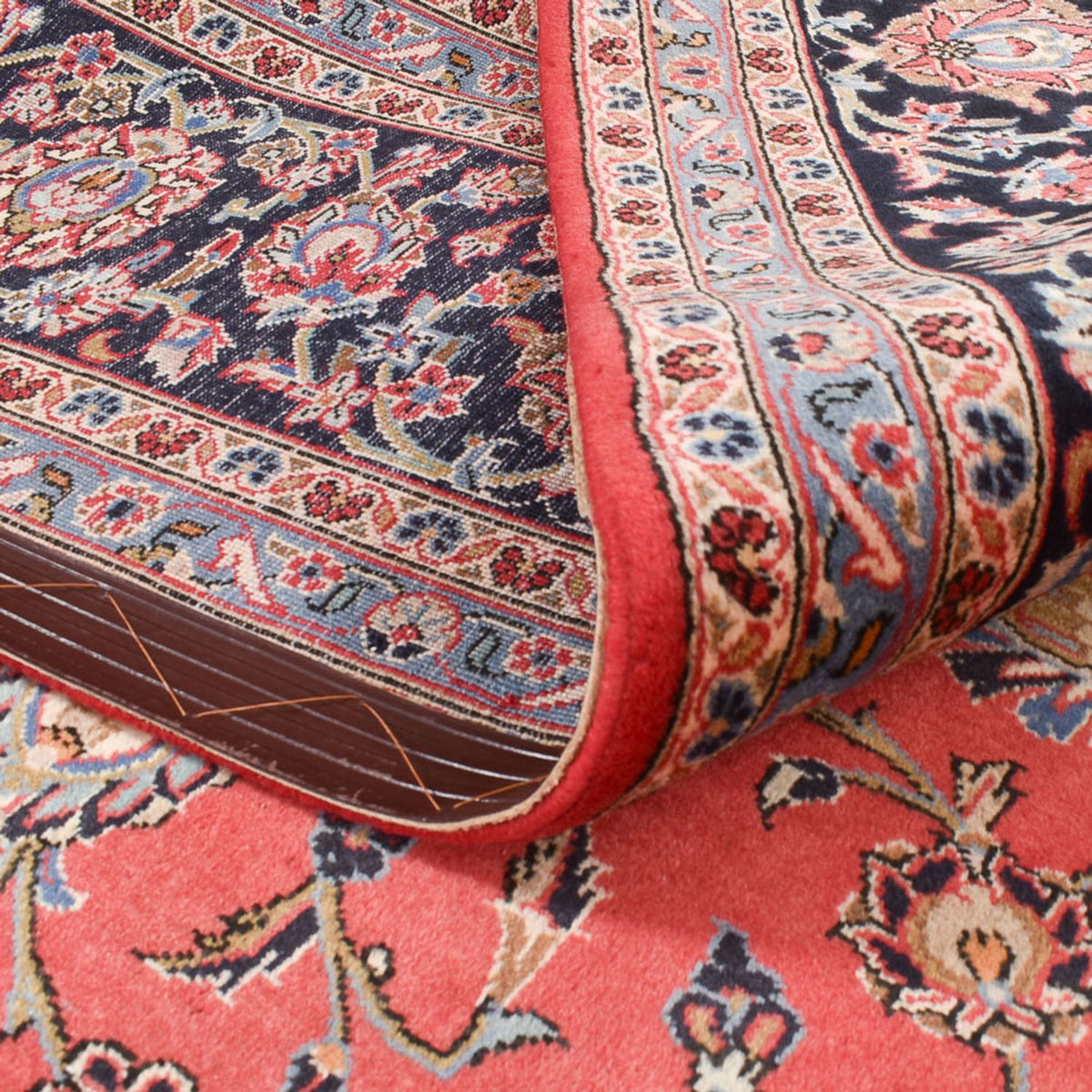 Perser Rug - Keshan - 415 x 297 cm - red