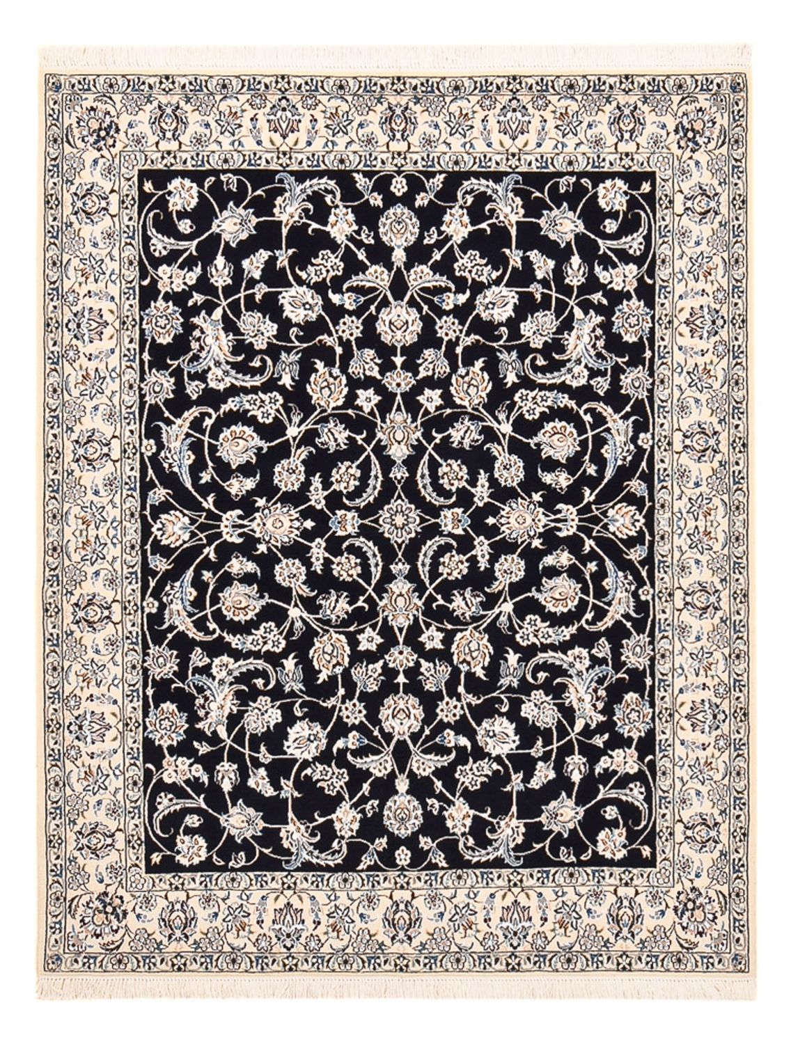 Perser Rug - Nain - Royal - 190 x 148 cm - dark blue