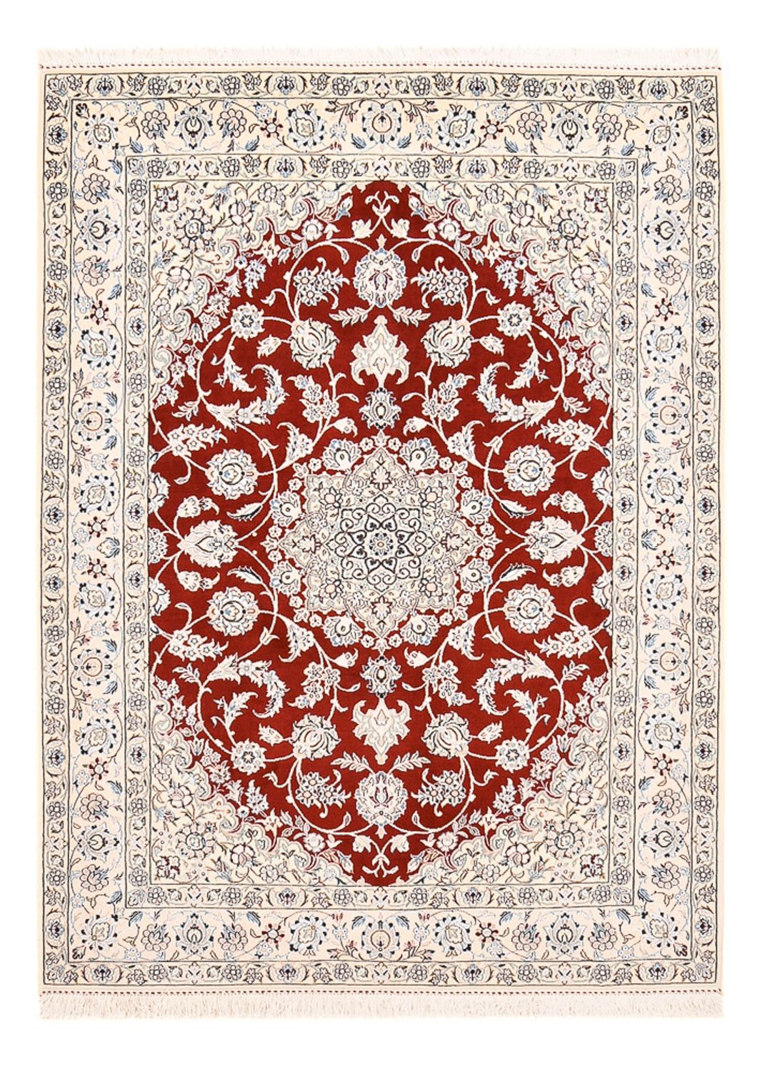 Perser Rug - Nain - Royal - 205 x 148 cm - red