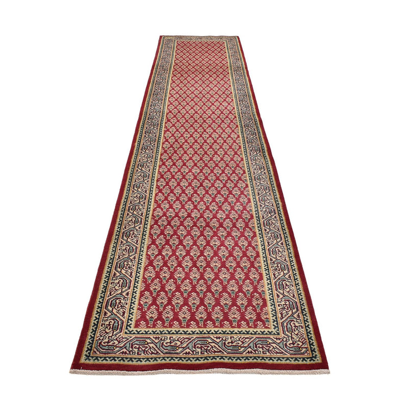 Runner Perser Rug - Tabriz - 478 x 99 cm - red