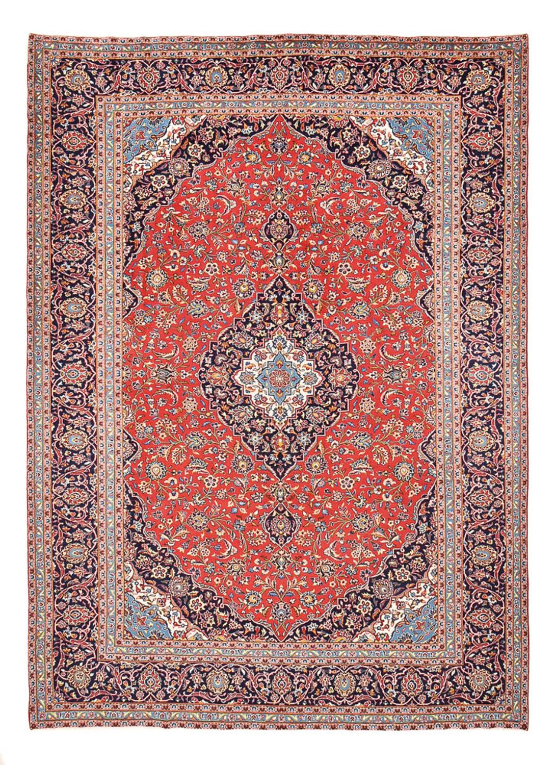 Perser Rug - Keshan - 395 x 286 cm - red