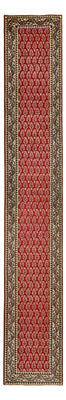 Runner Perser Rug - Tabriz - 460 x 73 cm - red