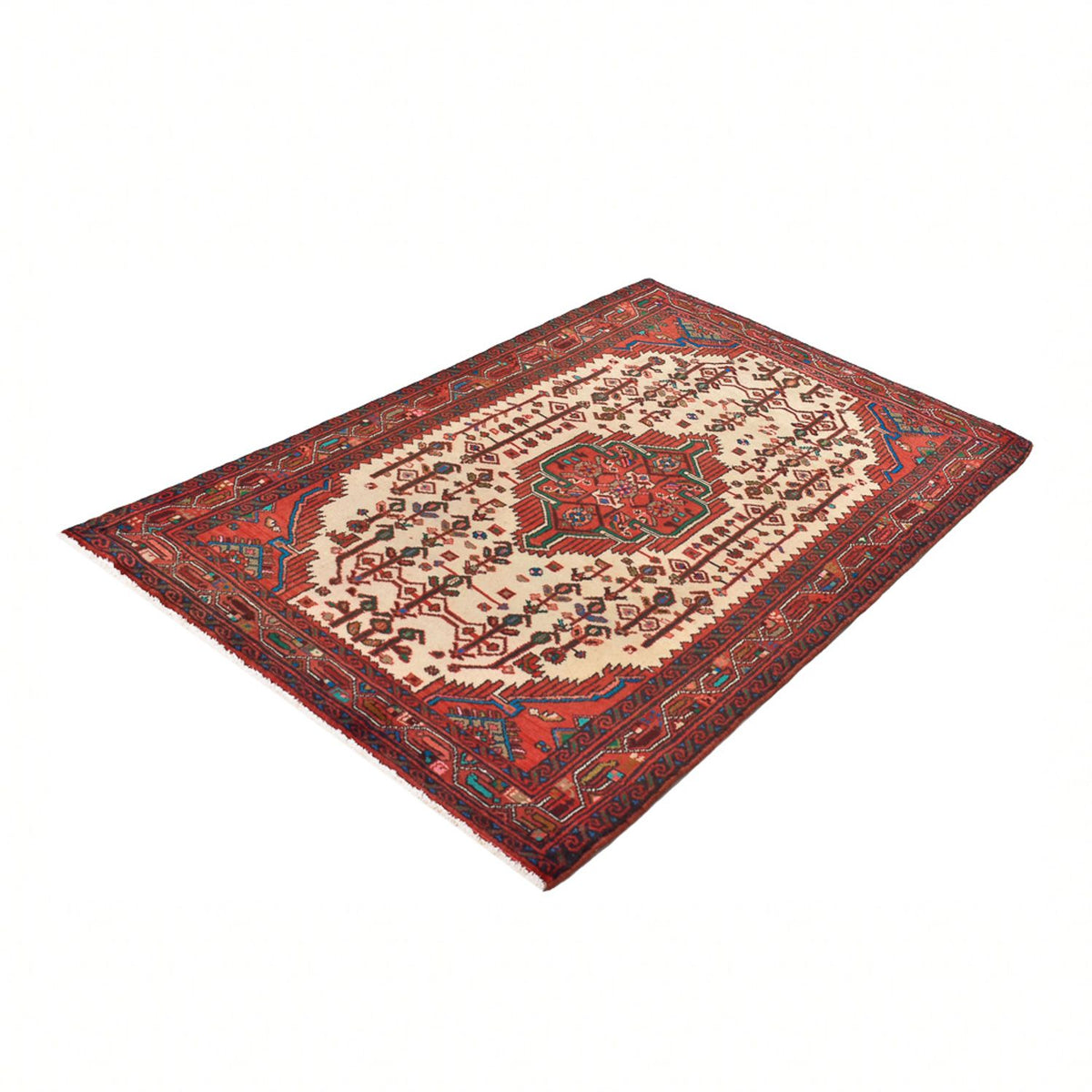 Turkaman Rug - 168 x 99 cm - red