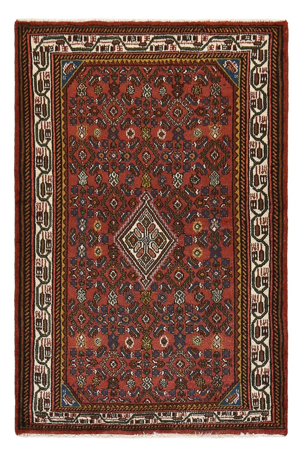 Perser Rug - Nomadic - 150 x 99 cm - dark red