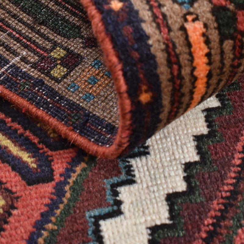 Runner Perser Rug - Nomadic - 292 x 75 cm - dark red