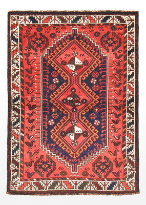 Perser Rug - Nomadic - 163 x 112 cm - red