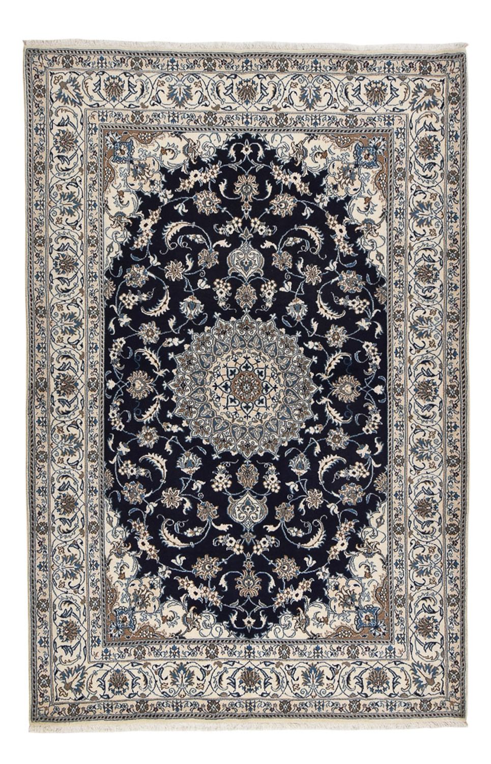 Perser Rug - Nain - 300 x 195 cm - dark blue
