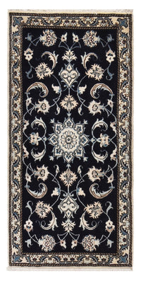 Perser Rug - Nain - 138 x 66 cm - dark blue