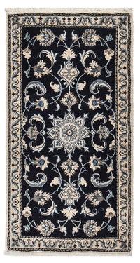 Perser Rug - Nain - 132 x 72 cm - dark blue