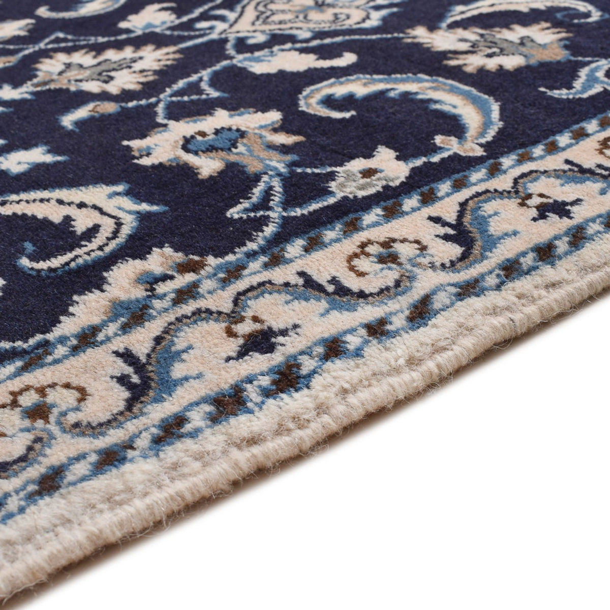 Perser Rug - Nain - 133 x 70 cm - dark blue