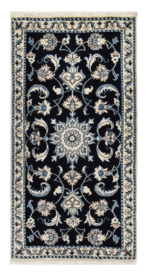 Perser Rug - Nain - 134 x 68 cm - dark blue
