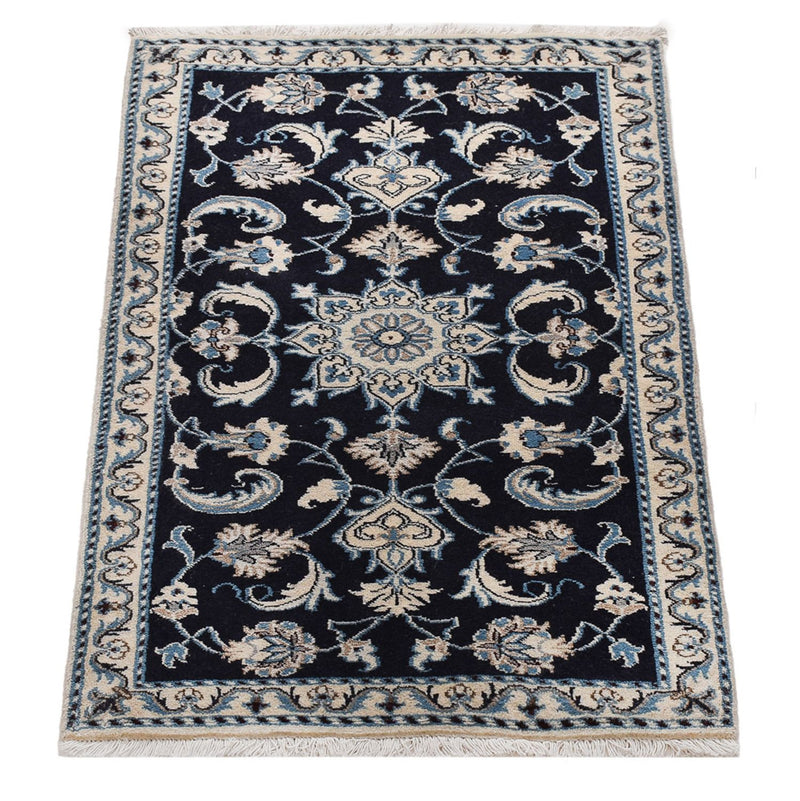 Perser Rug - Nain - 134 x 68 cm - dark blue