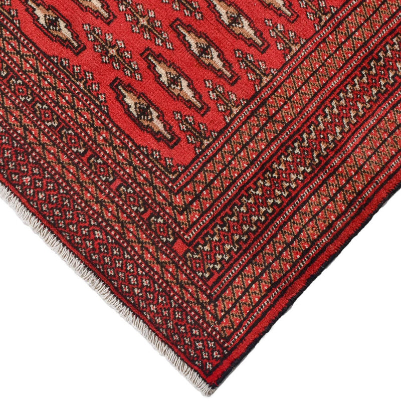 Turkaman Rug - 189 x 130 cm - red