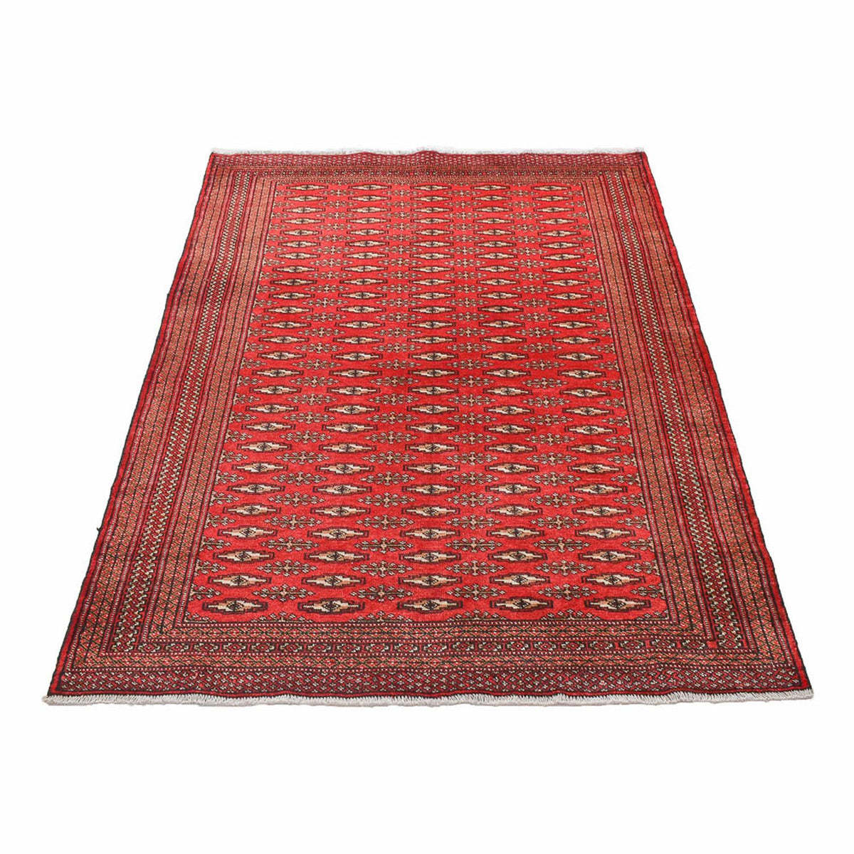 Turkaman Rug - 189 x 130 cm - red