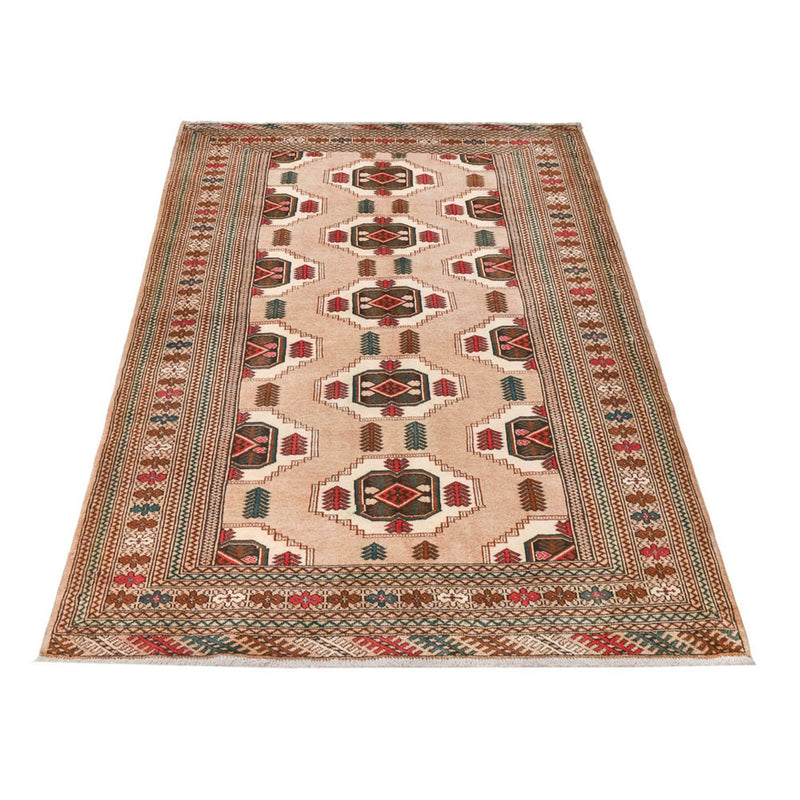 Turkaman Rug - 199 x 143 cm - multicolored
