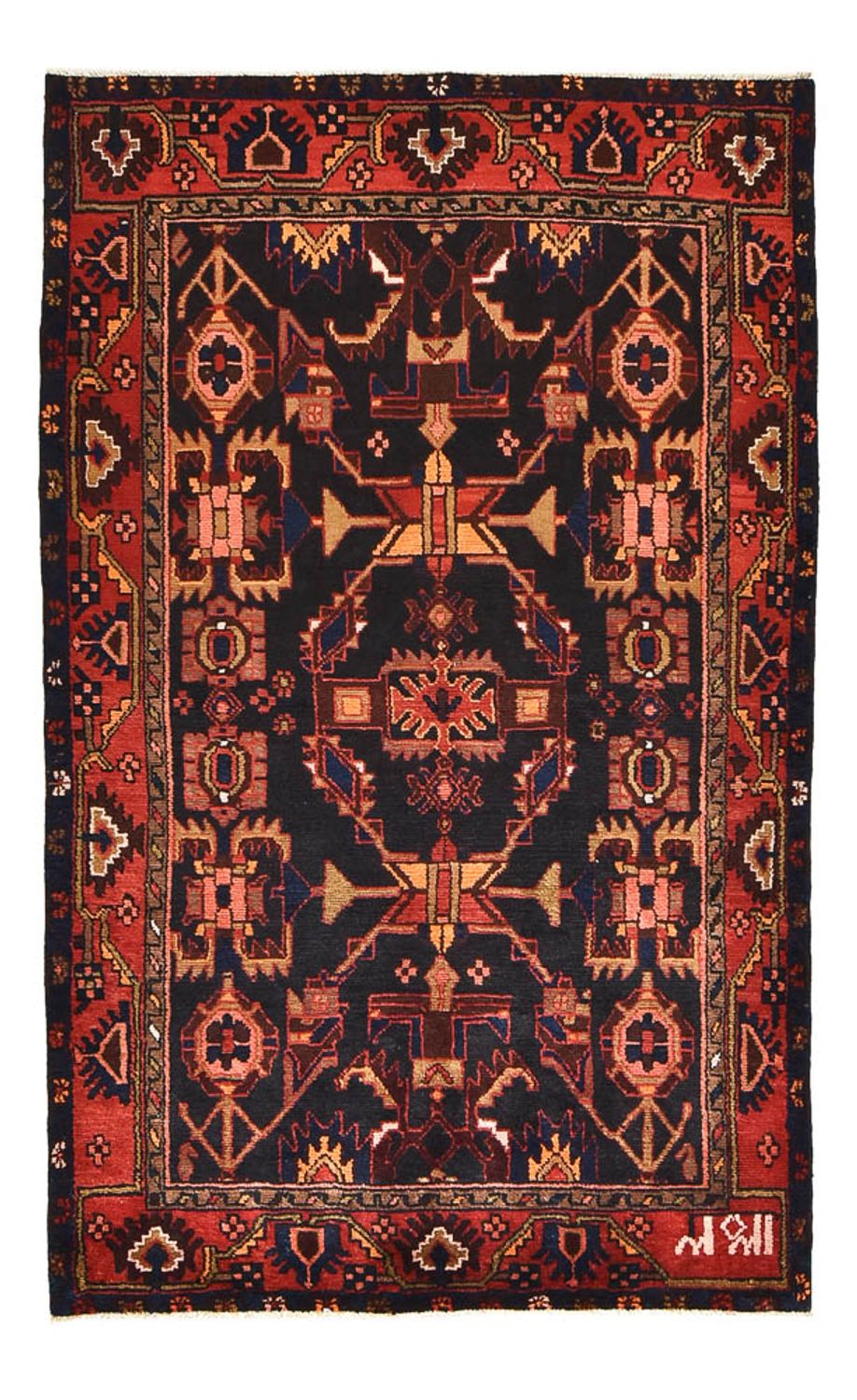 Perser Rug - Nomadic - 207 x 130 cm - dark blue