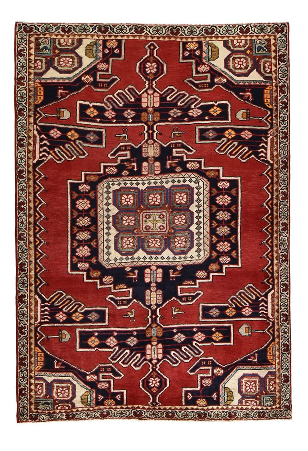 Perser Rug - Nomadic - 192 x 133 cm - red