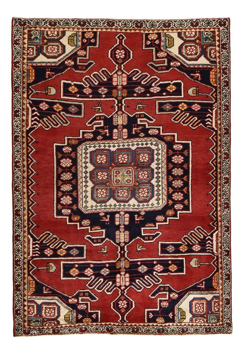 Perser Rug - Nomadic - 192 x 133 cm - red