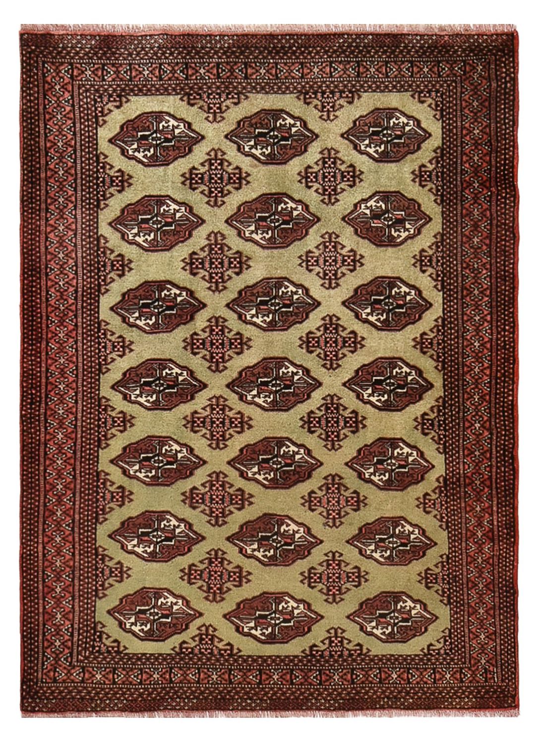 Turkaman Rug - 178 x 131 cm - multicolored