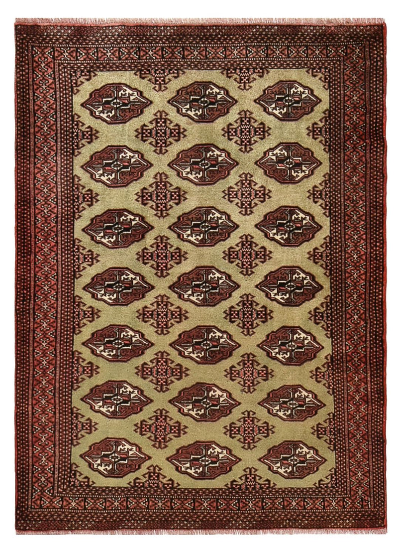 Turkaman Rug - 178 x 131 cm - multicolored