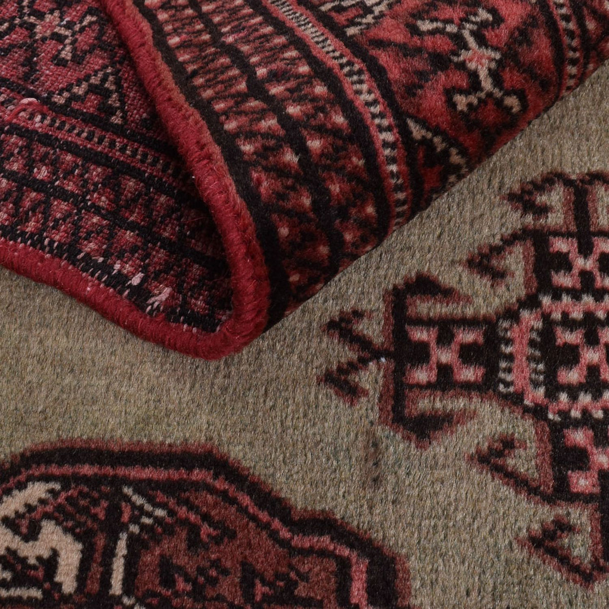 Turkaman Rug - 178 x 131 cm - multicolored