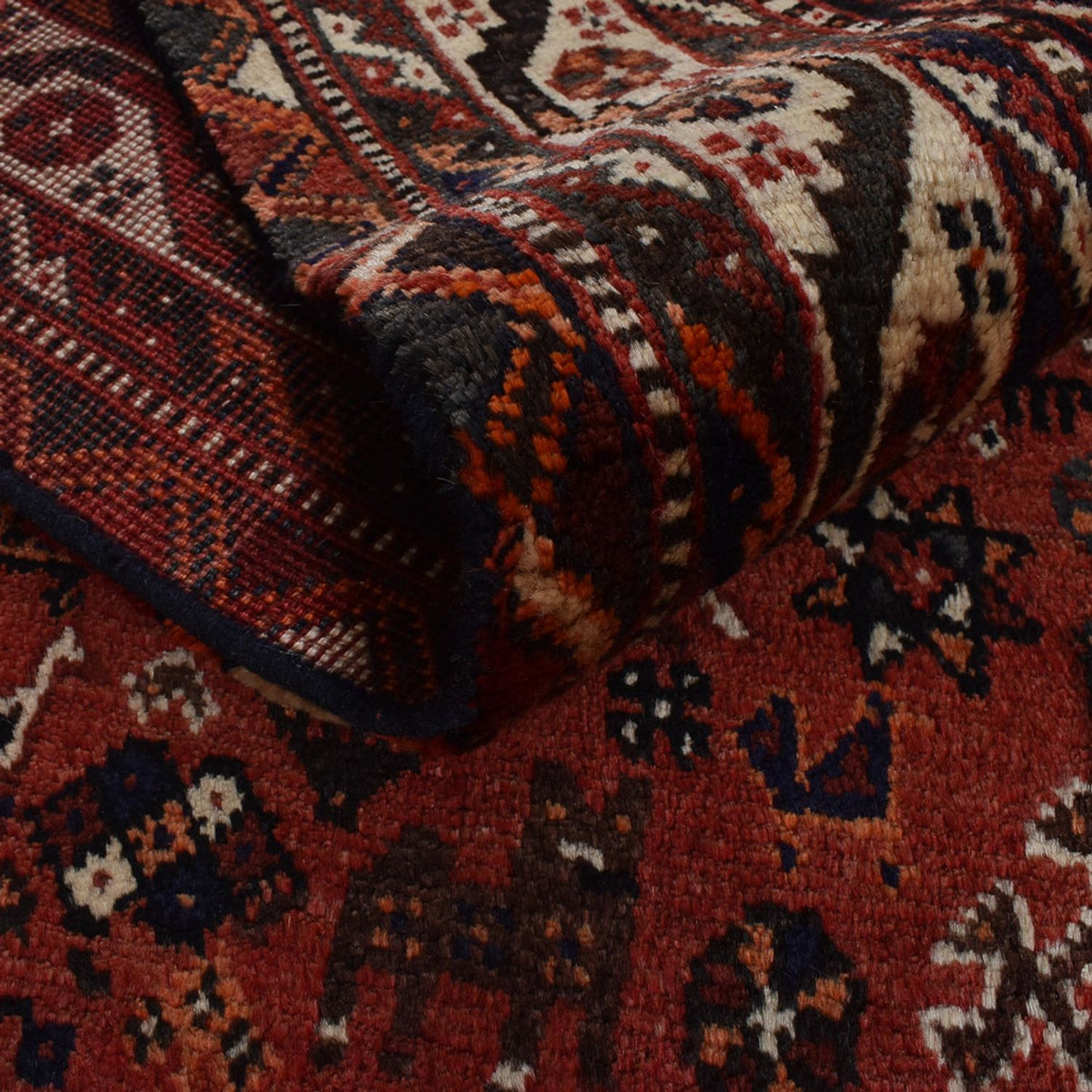 Perser Rug - Nomadic - 281 x 178 cm - red