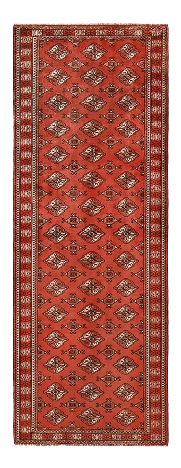 Runner Turkaman Rug - 266 x 97 cm - red
