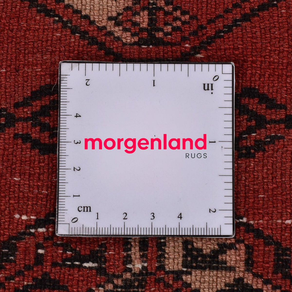 Runner Turkaman Rug - 266 x 97 cm - red