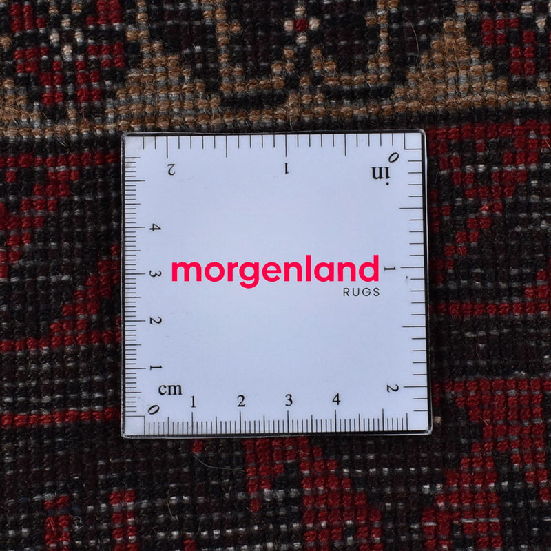 Runner Belutsch Rug - 196 x 96 cm - dark red