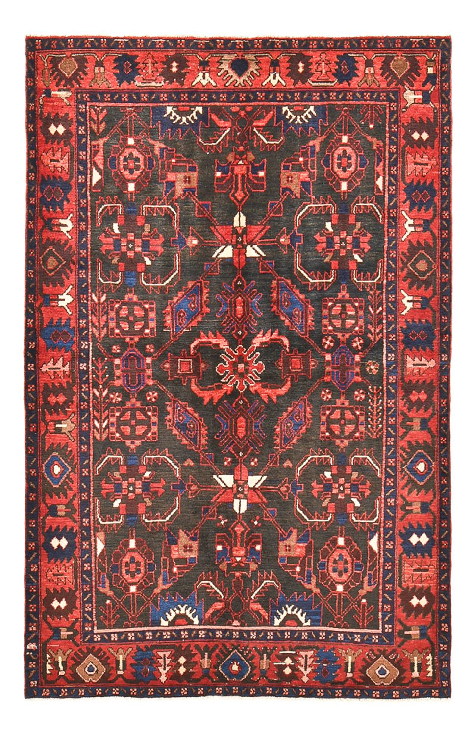 Perser Rug - Nomadic - 212 x 139 cm - red