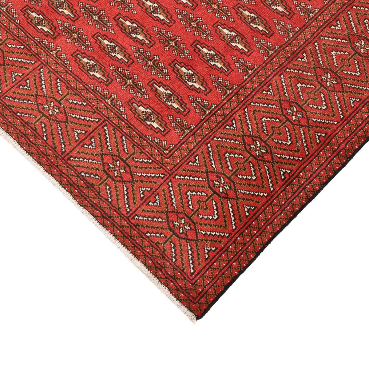 Turkaman Rug - 186 x 125 cm - red
